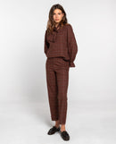 Blouse City Crush - Marron