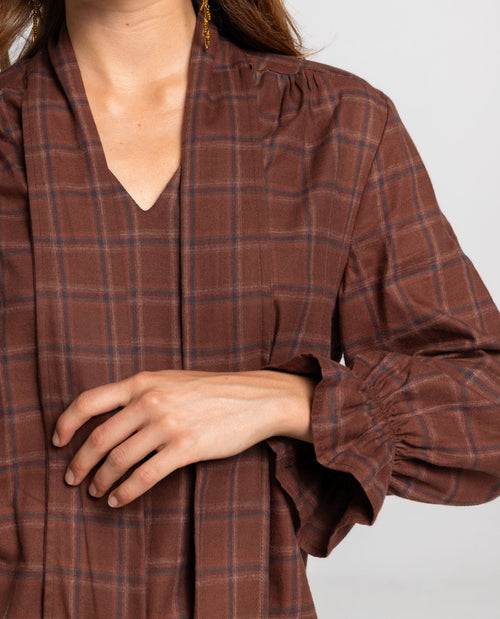 City Crush Blouse - Brown