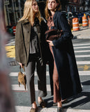 Blouse First Coffee - Carreaux