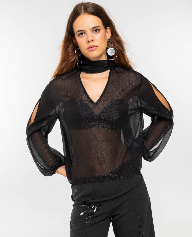 Blouse All i Want - Noir