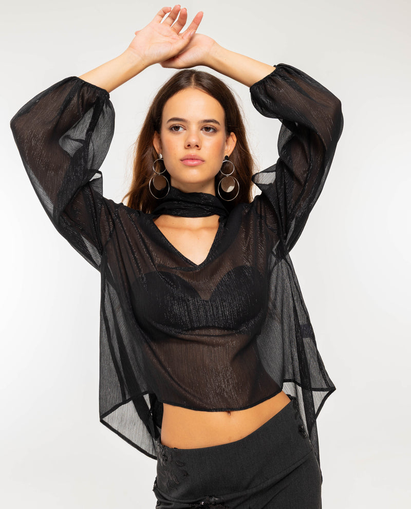 Blouse All i Want - Noir