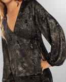 Blouse Upper Glow - Doré