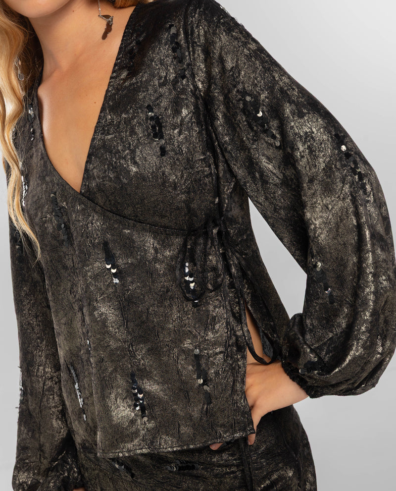 Blouse Upper Glow - Doré