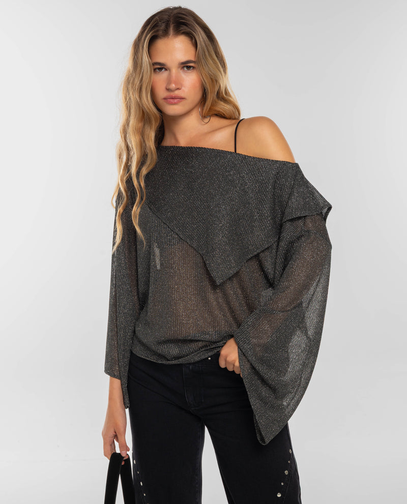 Blouse Call me - Gris