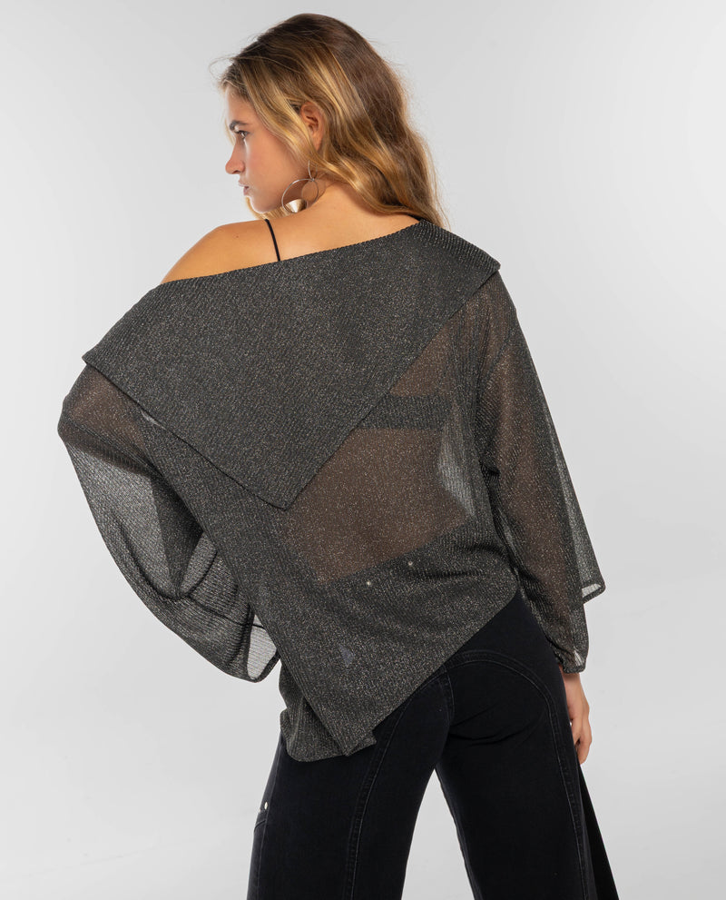 Blouse Call me - Gris