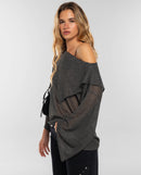 Blouse Call me - Gris