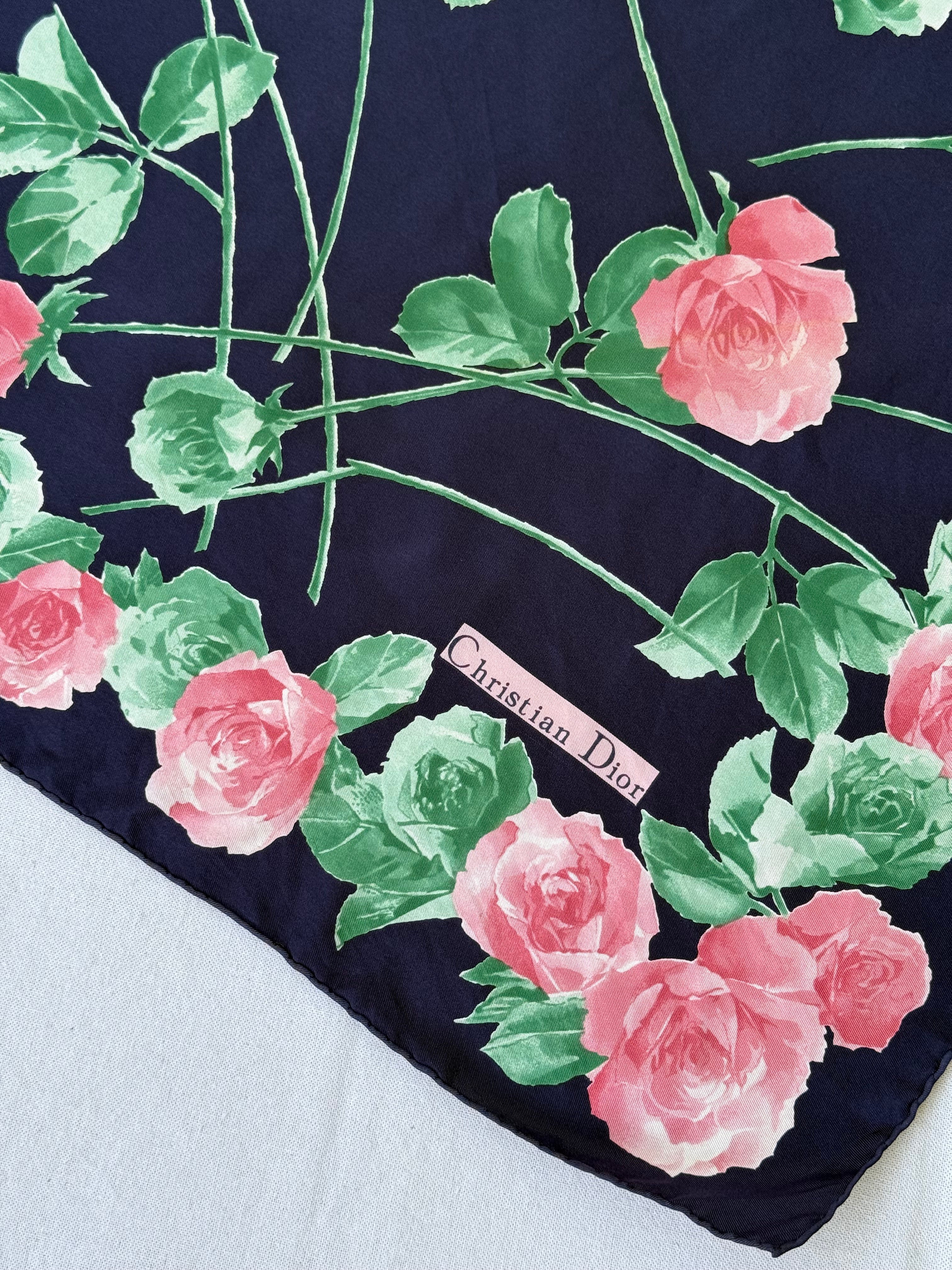 Bufanda Christian Dior – Estampados florales