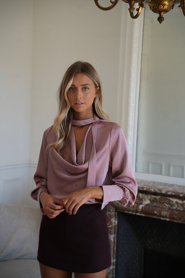 Soepelvallende Blouse - Sandra Roze