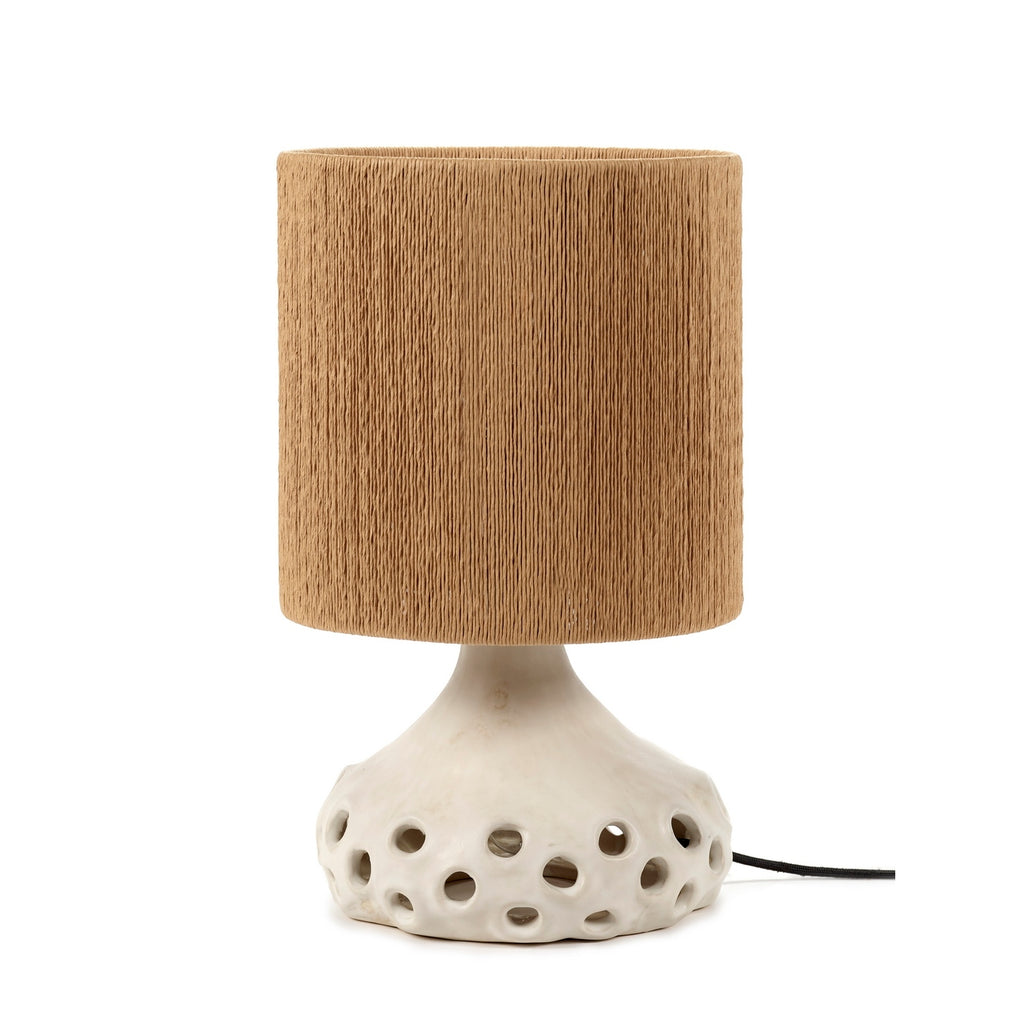 Oya - Lampe De Table N°1 - Grès - Beige/Brun