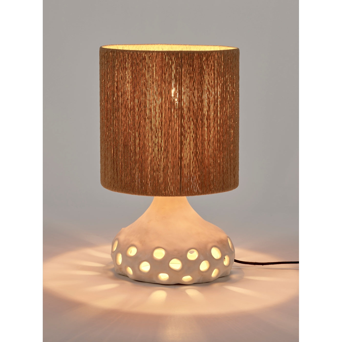 Oya - Lampe De Table N°1 Beige - Brun - Sophie Casier