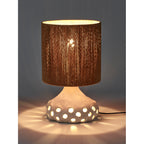 Oya - Lampe De Table N°1 - Grès - Beige/Brun