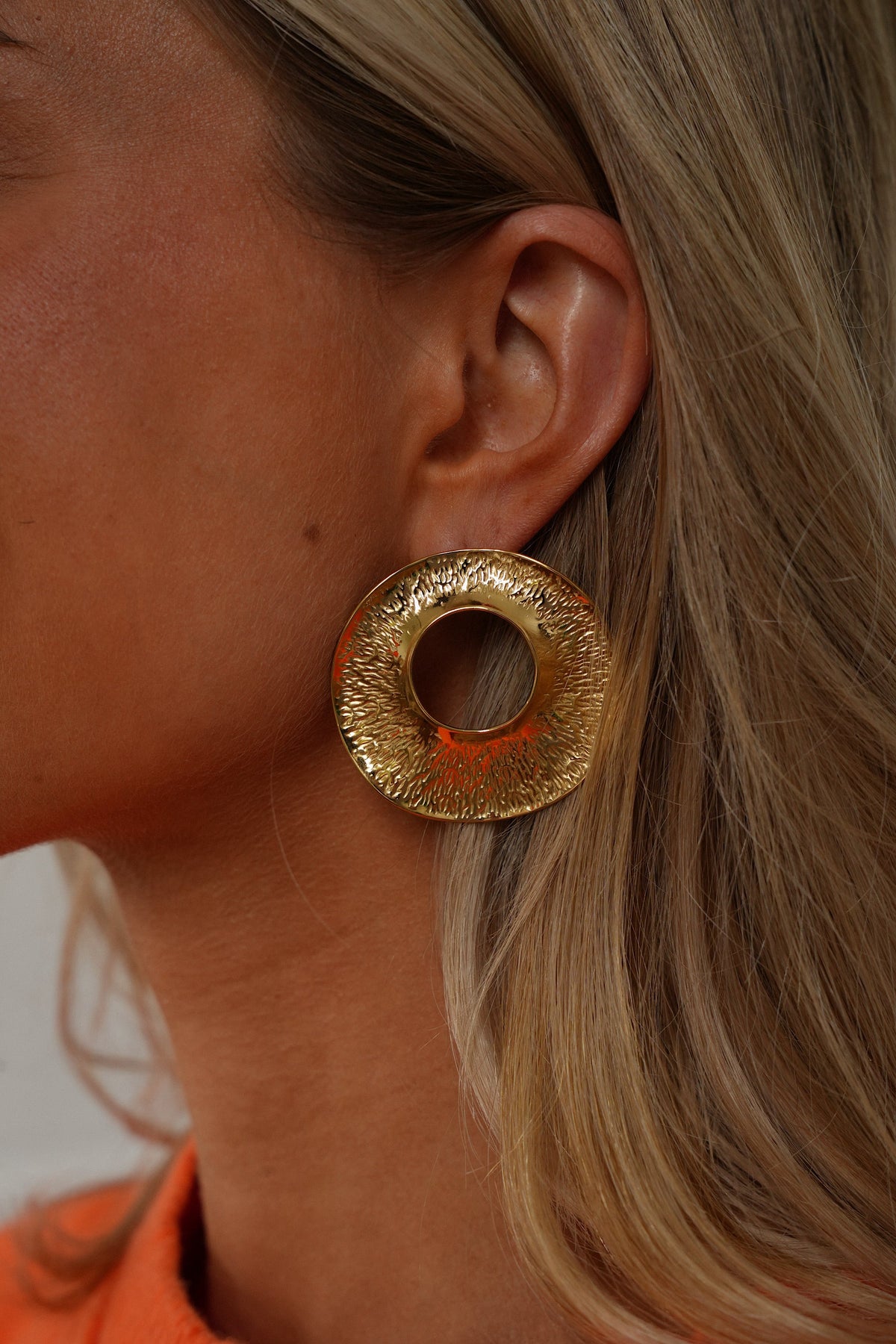 Boucles D’Oreilles Acier - Taj Dorées