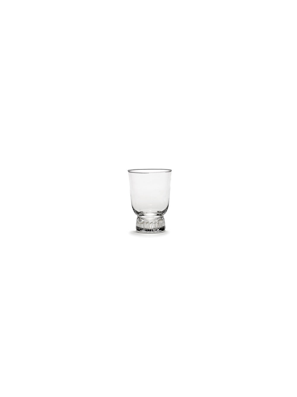 Set of 4 Sandblasted Stripes Feast Glasses - By Ottolenghi