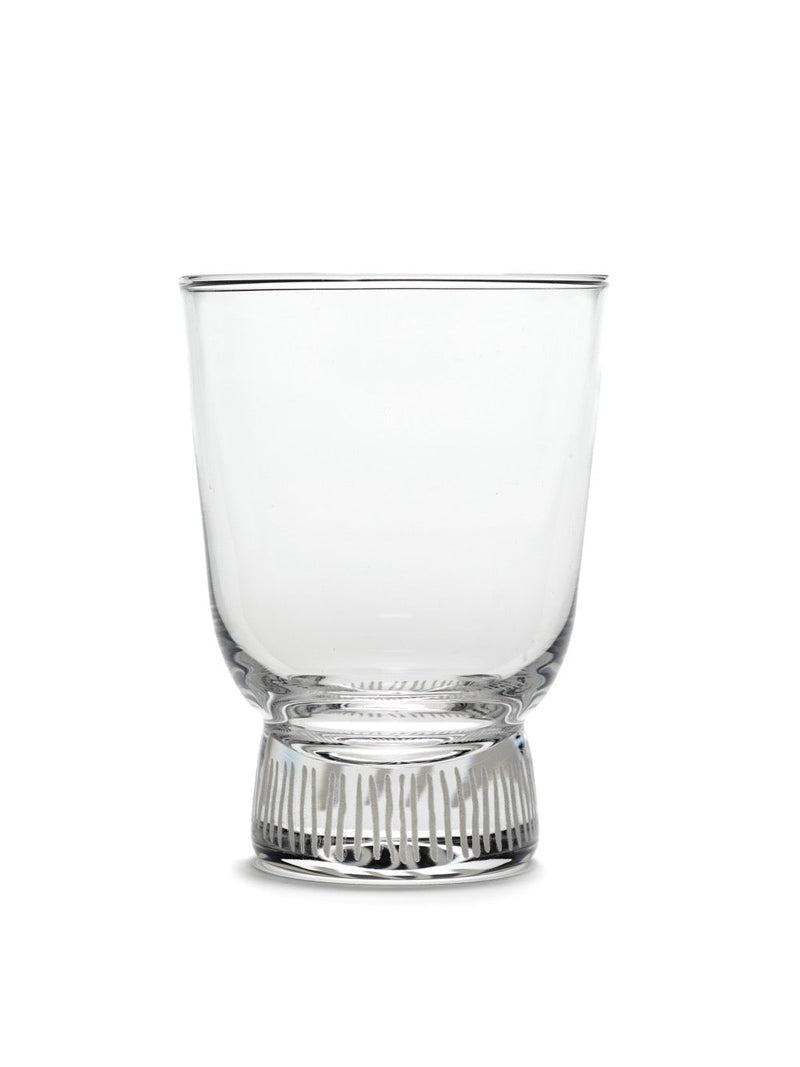 Lot De 4 Verres Stripes Sablé Feast - By Ottolenghi