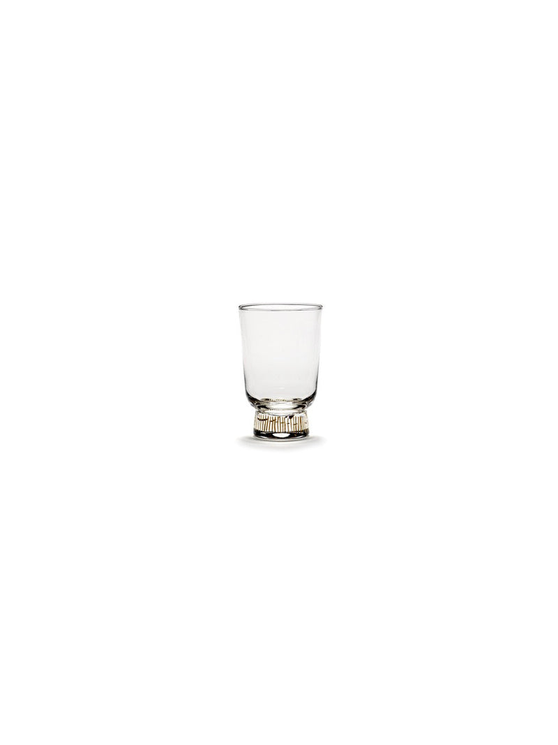 Lot De 4 Verres Stripes - Or Feast - By Ottolenghi