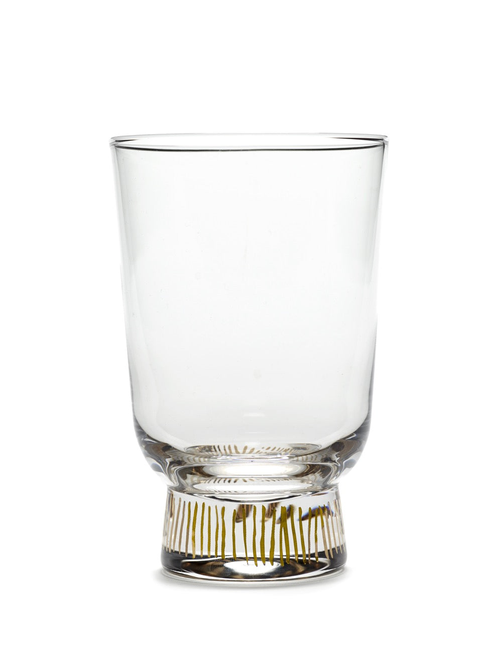 Set of 4 Stripes Glasses - Gold Feast - By Ottolenghi