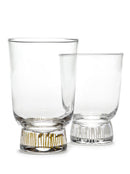 Lot De 4 Verres Stripes - Or Feast - By Ottolenghi