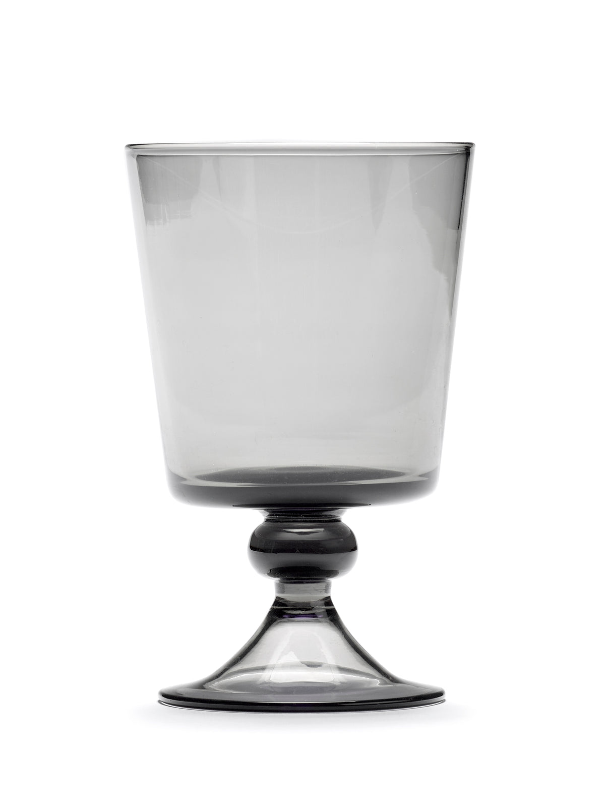 La Mère - Lot De 4 Verres À Vin Rouge - Verre - Gris Fumé