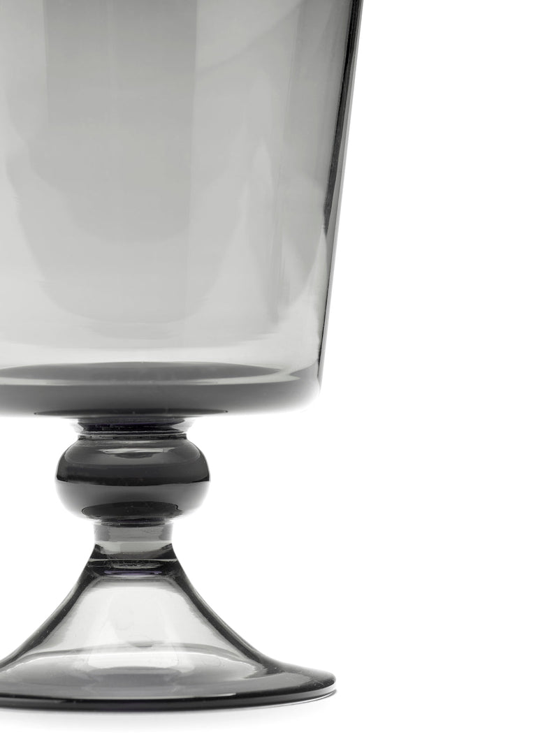 Juego de 4 copas de vino - Rojo Gris Ahumado La Mère - Por Marie Michielssen