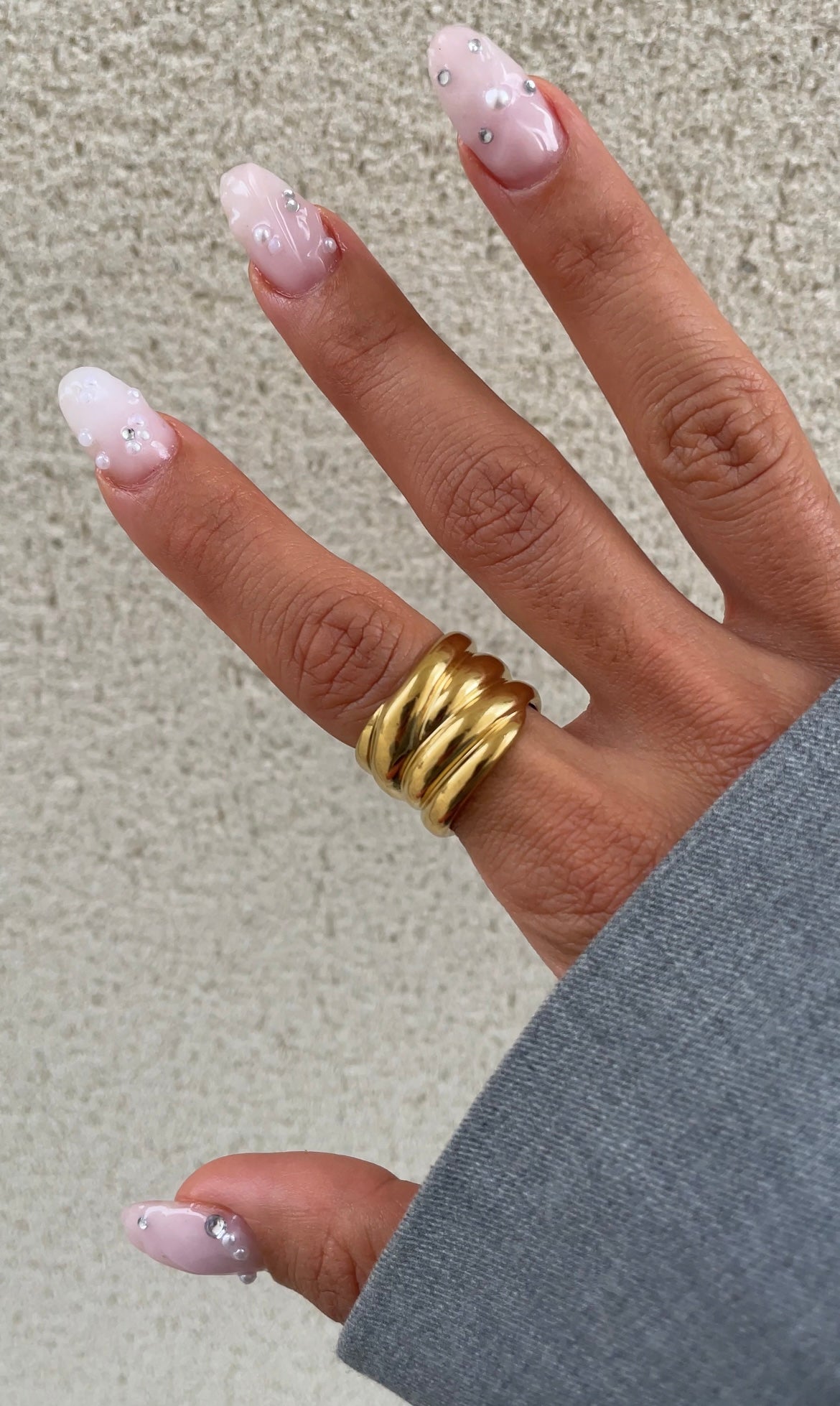Bold Static Laced Ring
