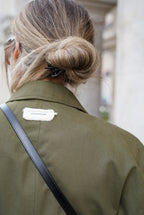 Agathe Khaki Mid-Length Jacket