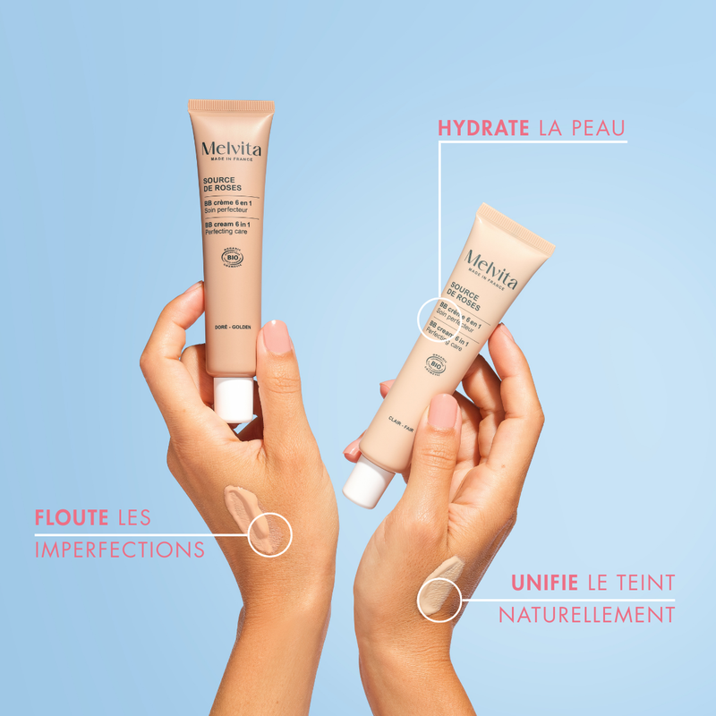 Bb Crème Dorée Hydratante Et Protectrice - Source De Roses - 40 Ml