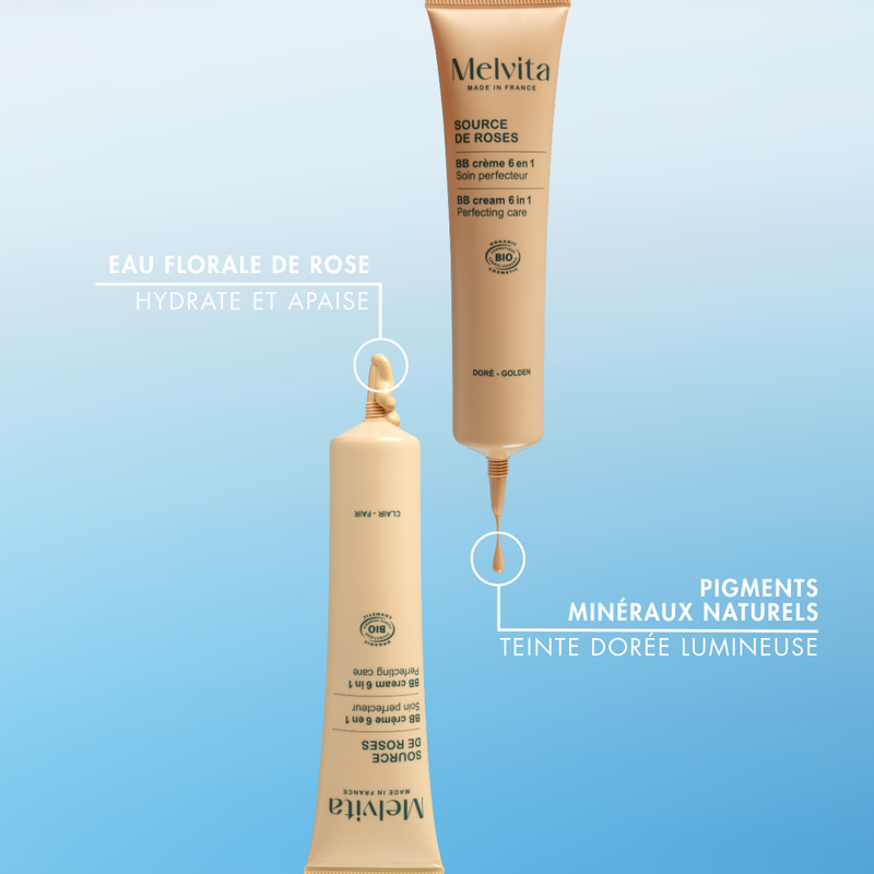 Bb Crème Dorée Hydratante Et Protectrice - Source De Roses - 40 Ml