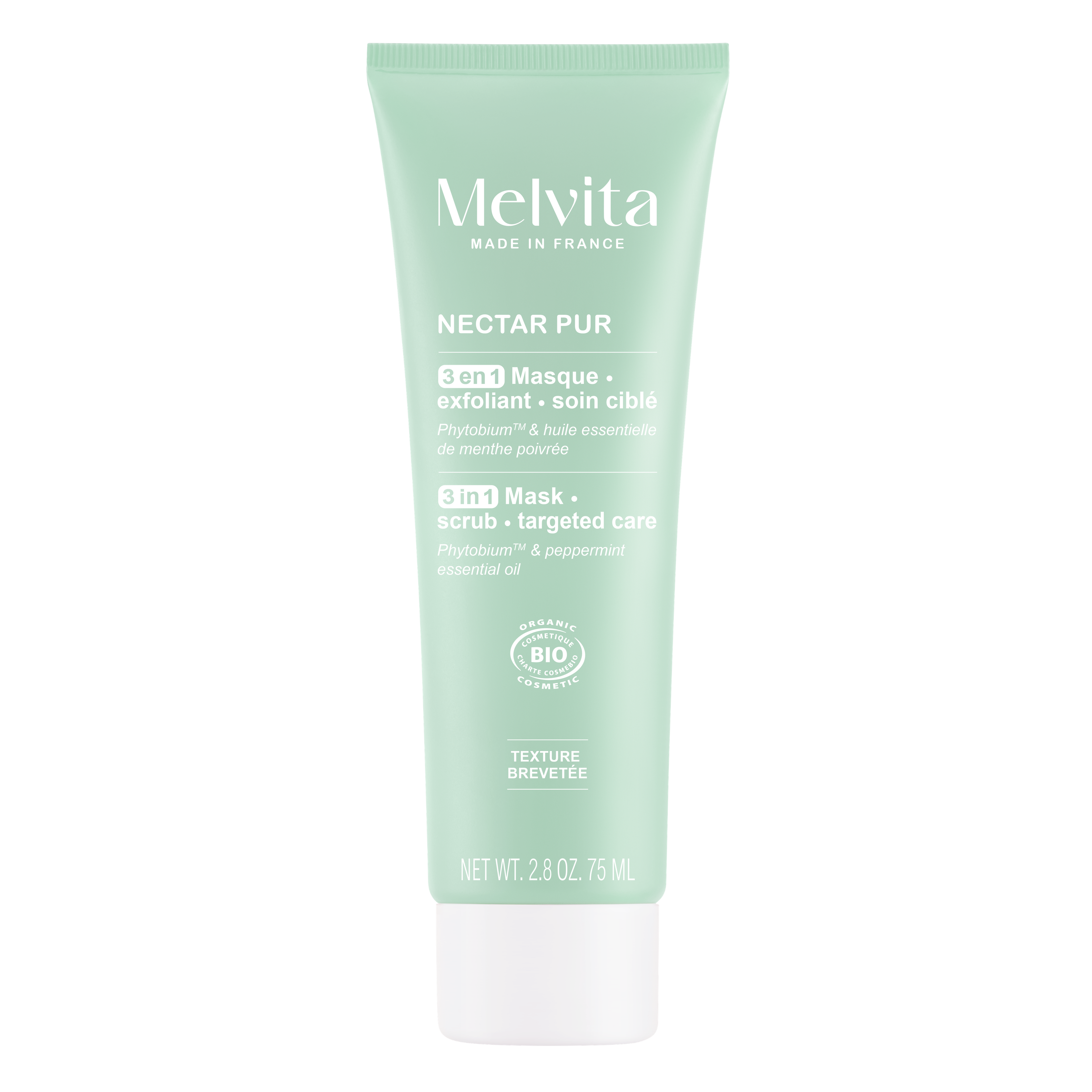Mascarilla Exfoliante 3 En 1 - Nectar Pur - 75 Ml