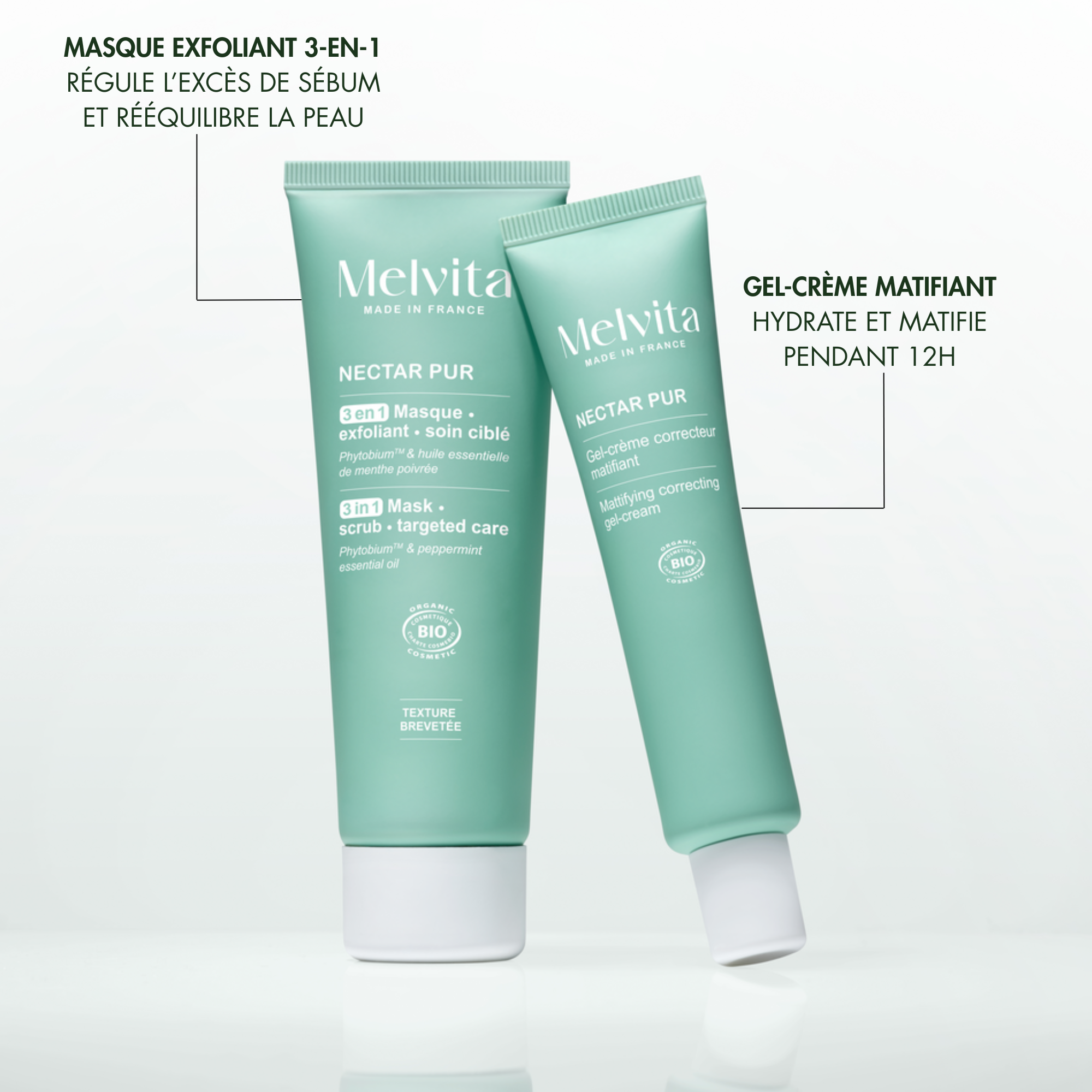 Mascarilla Exfoliante 3 En 1 - Nectar Pur - 75 Ml