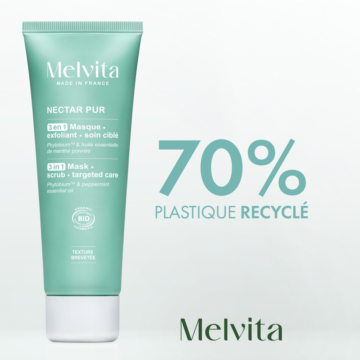 Mascarilla Exfoliante 3 En 1 - Nectar Pur - 75 Ml