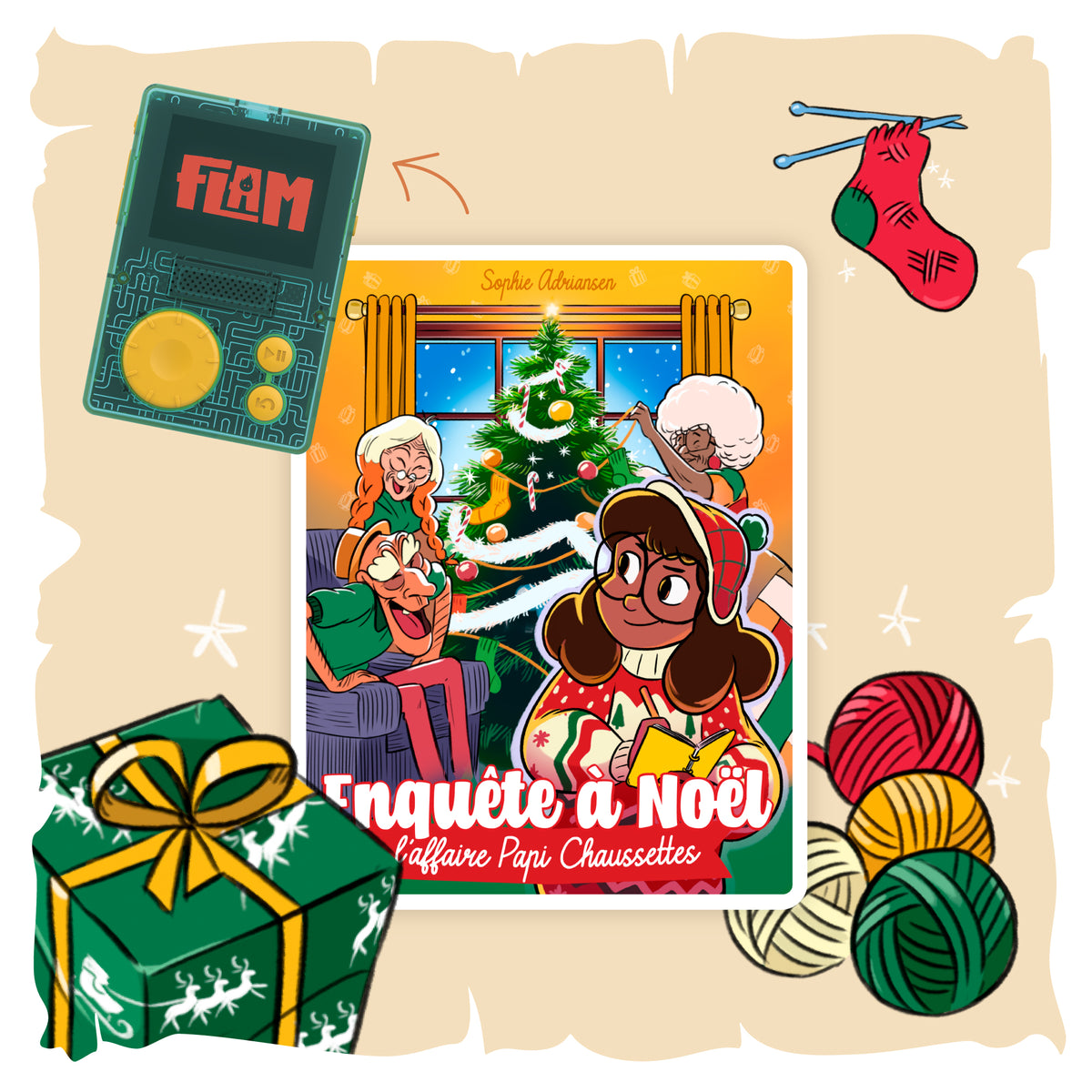 El Caso del Abuelo Calcetines - Audiolibro Flam