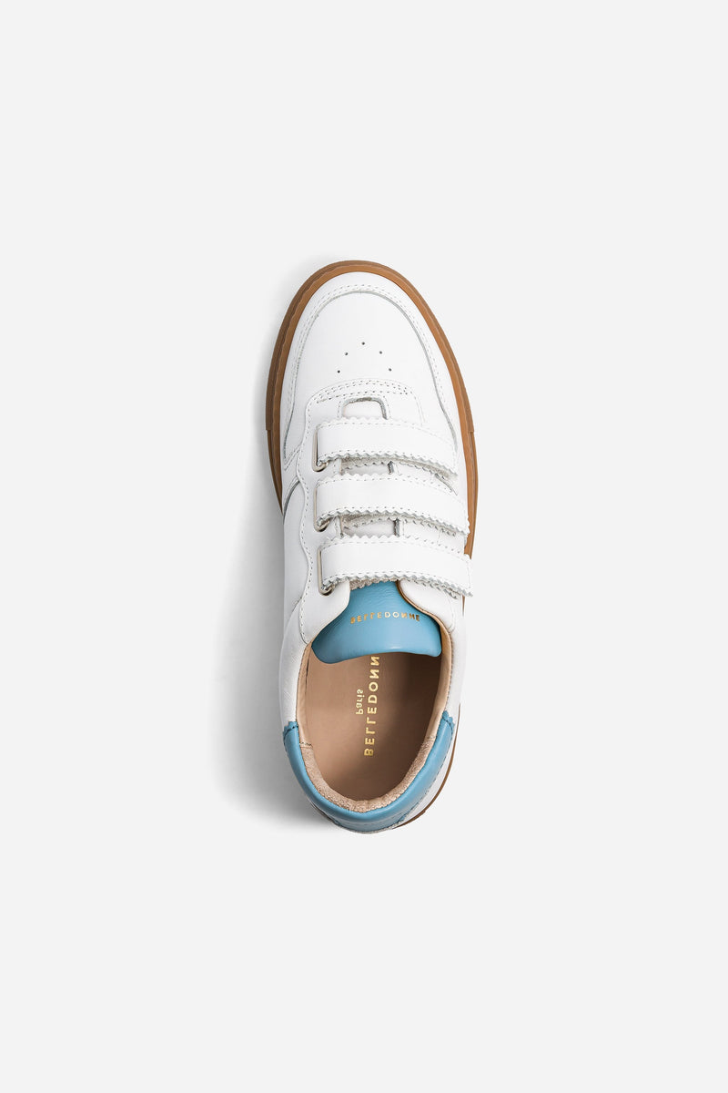 B0 Velcro - White / Blue - Femme