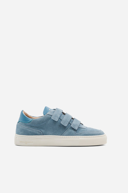 B0 Velcro - Suede Celeste - Femme