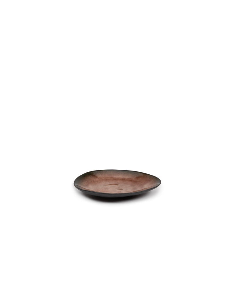 Juego De 4 Platos Ovalados - S - Marrón Puro