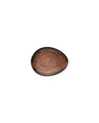 Set Of 4 Oval Plates - S - Pure Brown