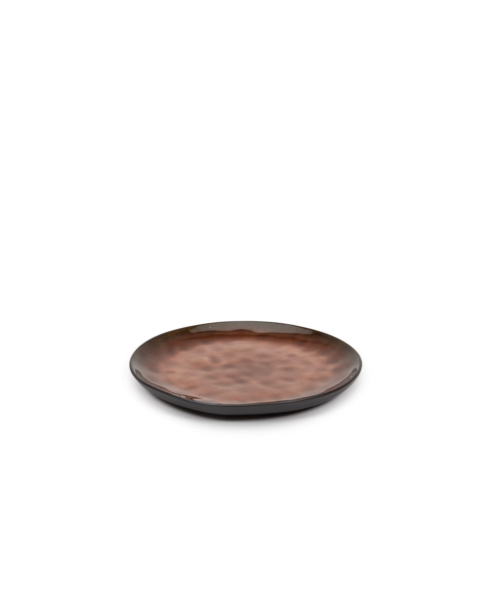 Pure - Lot De 4 Assiettes - S - Grès - Brun