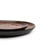 Pure - Lot De 4 Assiettes - S - Grès - Brun