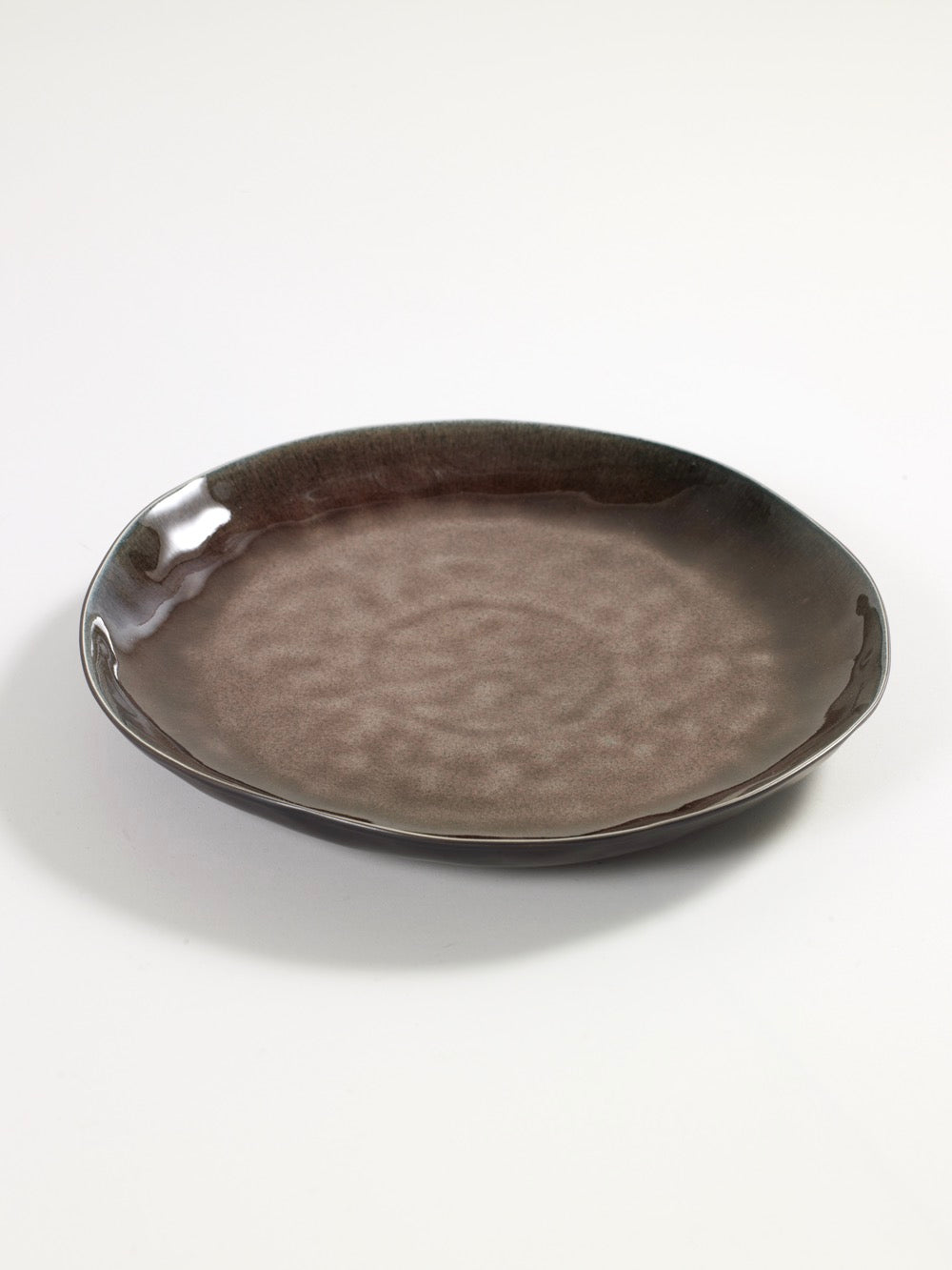 Pure - Lot De 2 Assiettes - M - Grès - Brun