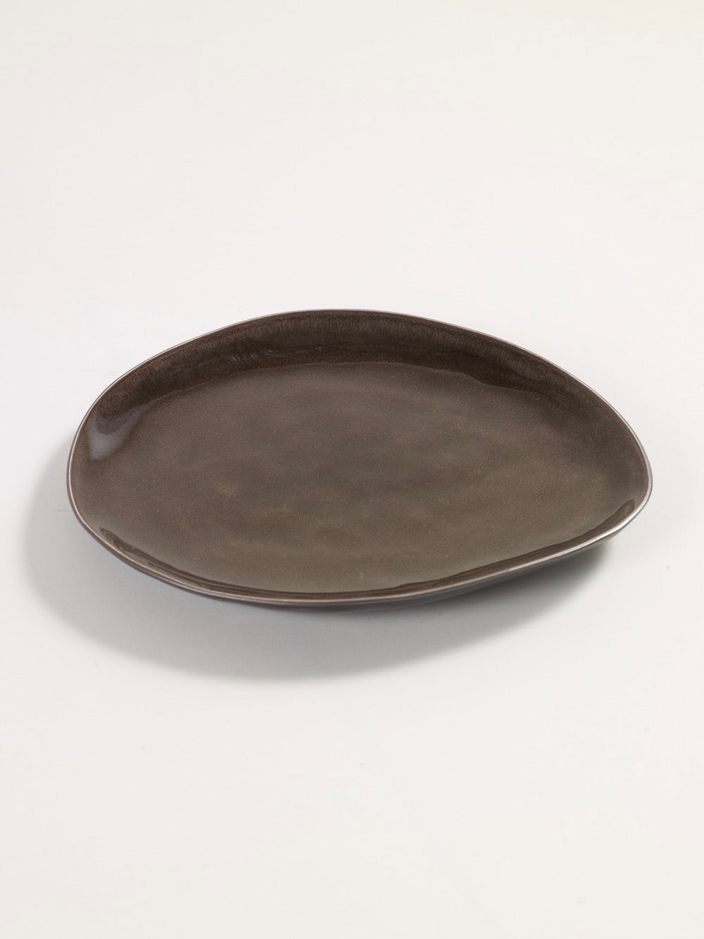 Set Of 2 Oval Plates M - Pure Gray - By Pascale Naessens