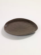 Set Of 2 Oval Plates M - Pure Gray - By Pascale Naessens