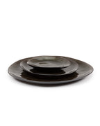 Set Of 2 Oval Plates M - Pure Gray - By Pascale Naessens