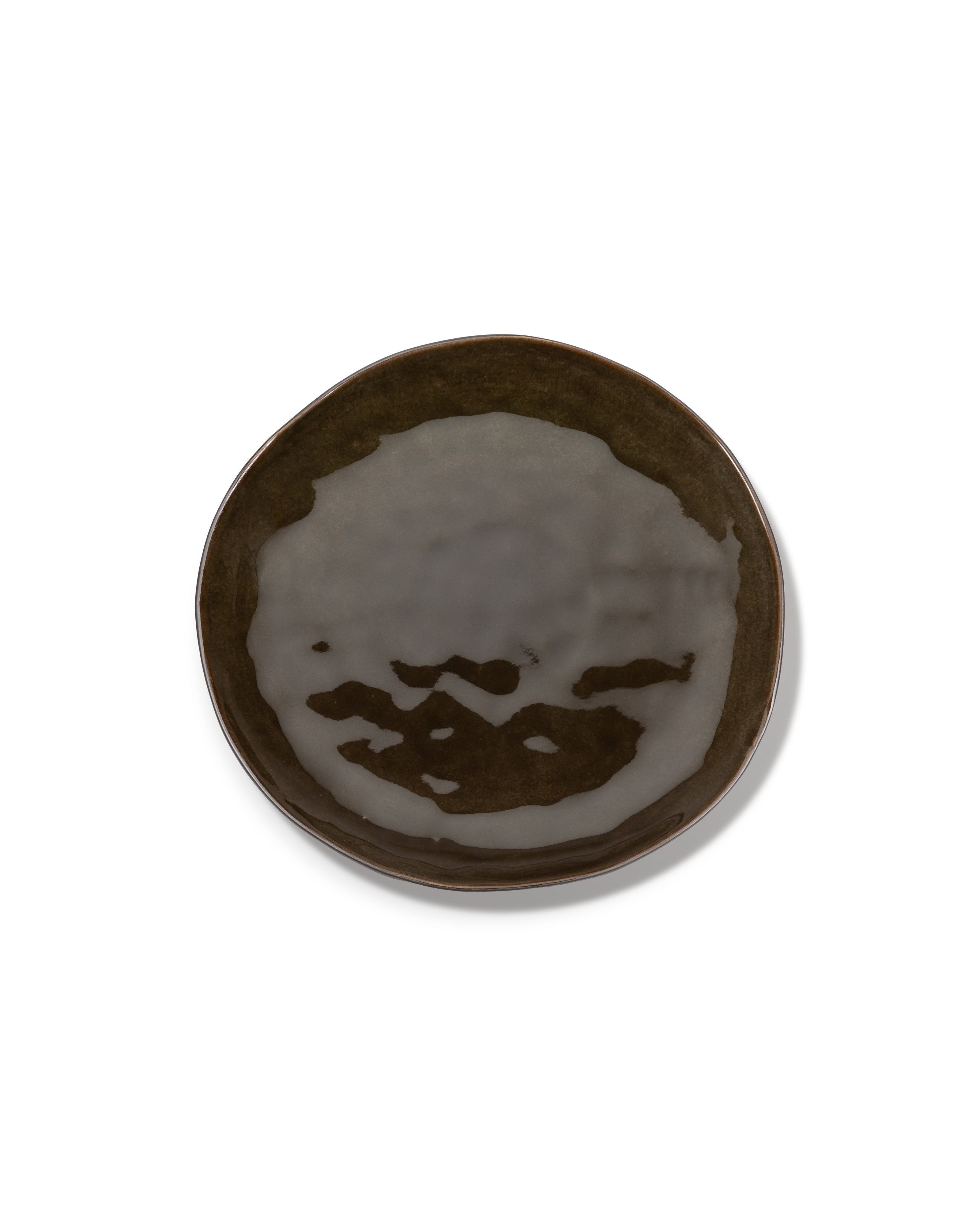 Set of 2 M Plates - Grey Pure - By Pascale Naessens