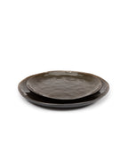 Set of 2 M Plates - Grey Pure - By Pascale Naessens