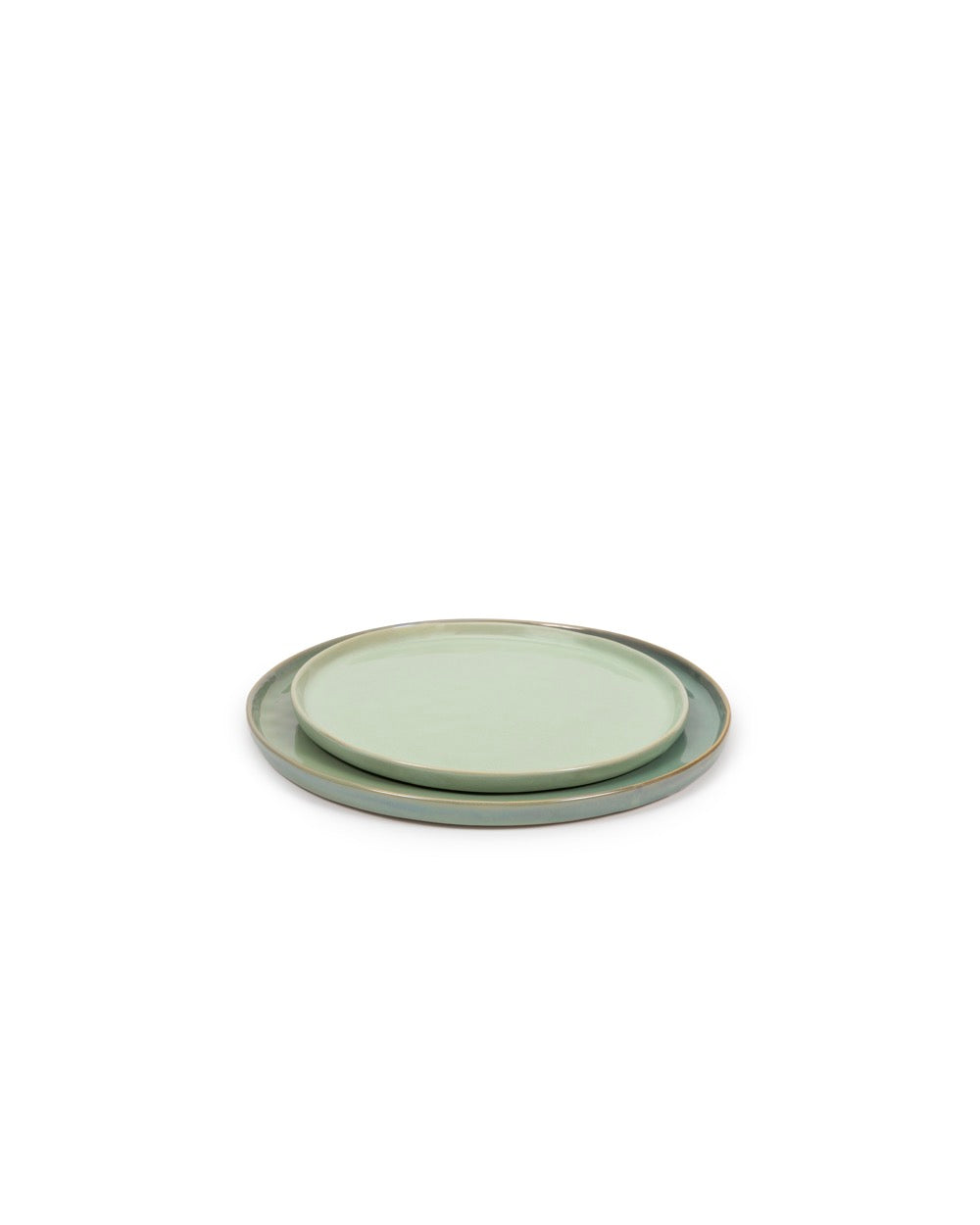 Set of 4 Plates - M - Aqua - Pure Green