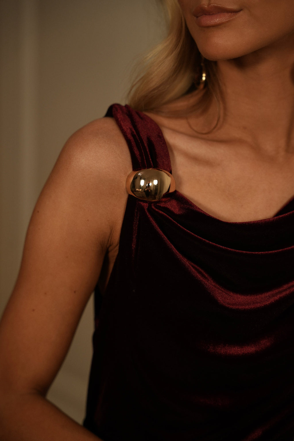 Ema Red - Velvet Dress