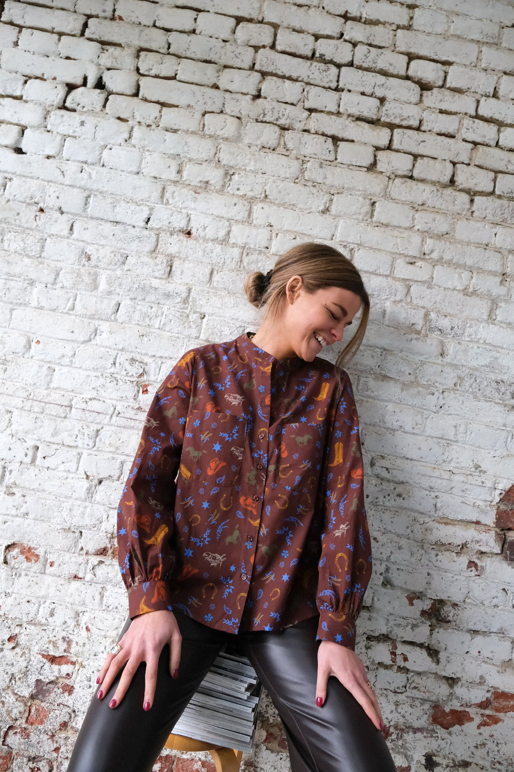 Maria Cowboy Brown Shirt