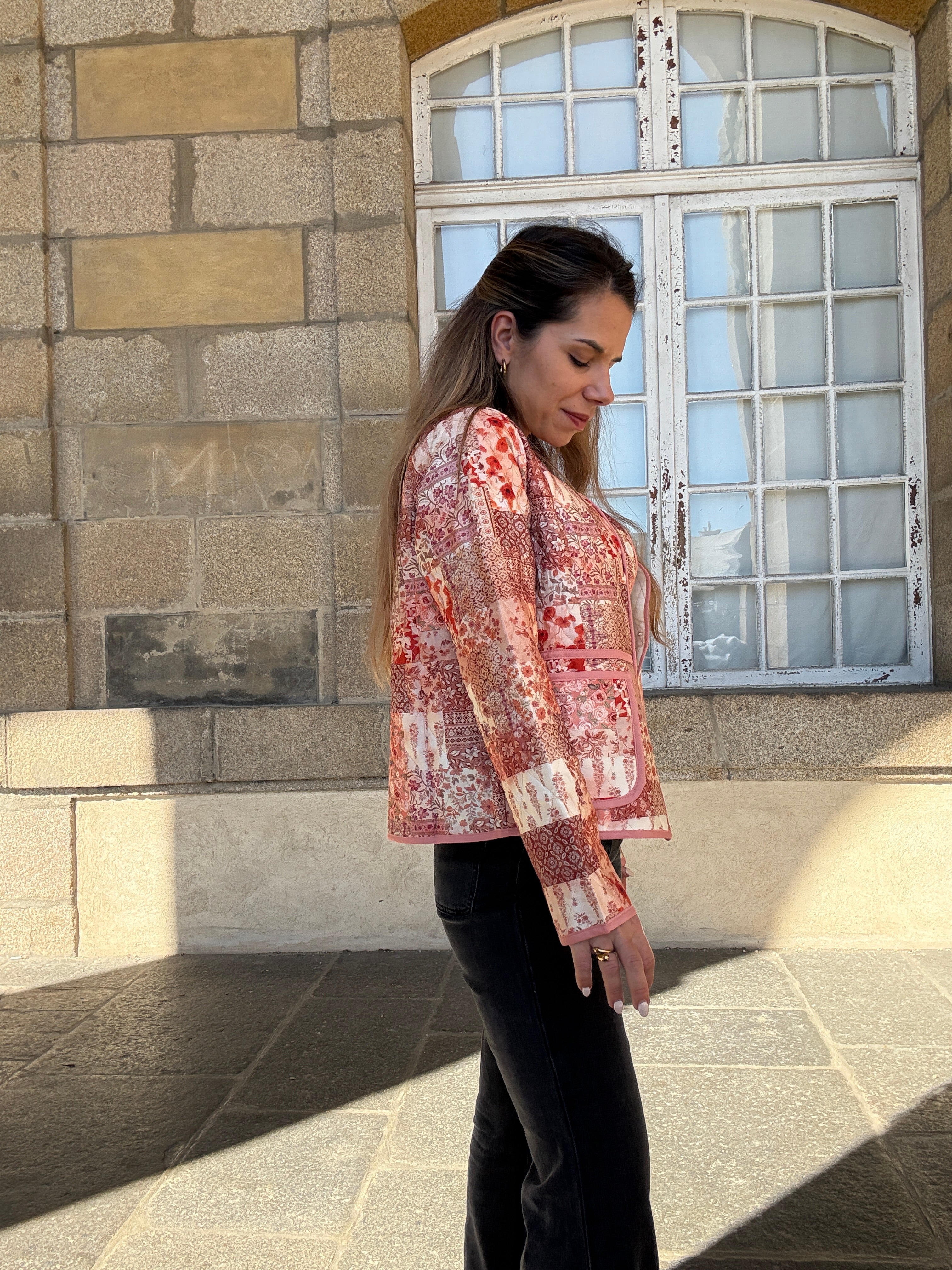 Paula patchwork quilted jacket