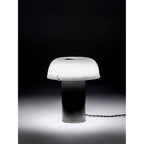 Terres De Rêves Celine N°2 - Lampe De Table - Grès - Blanc/Noir
