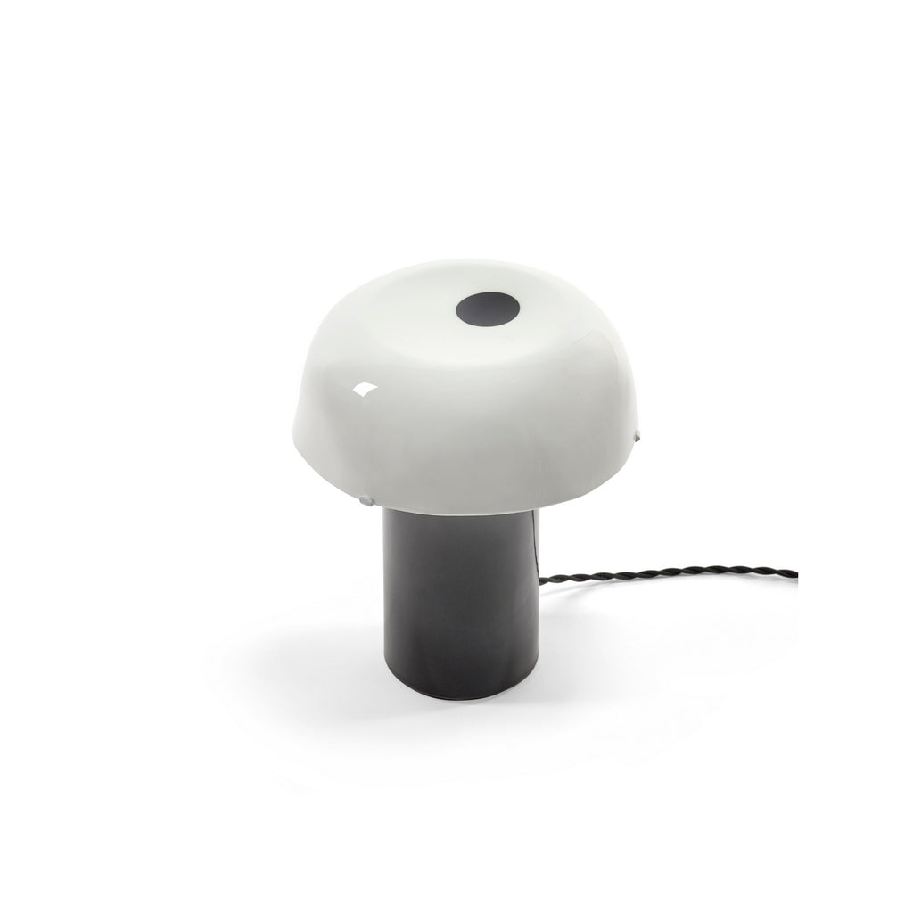 Terres De Rêves Celine N°2 - Lampe De Table - Grès - Blanc/Noir