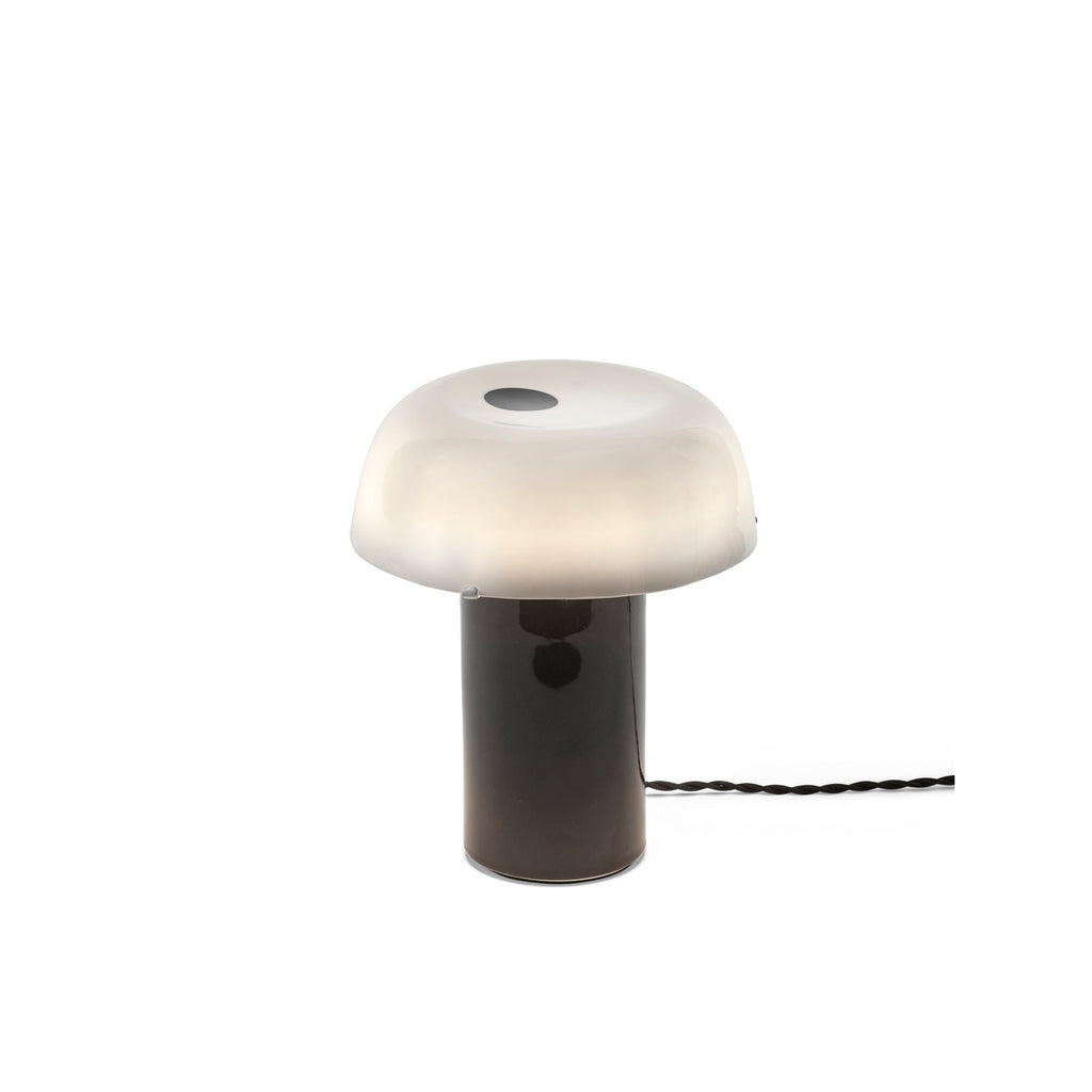 Terres De Rêves Celine N°2 - Lampe De Table - Grès - Blanc/Noir